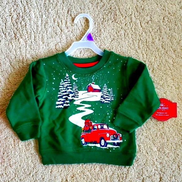 NWT: HOLIDAY TIME "🎄🛻 SWEATSHIRT" - Picture 1 of 5